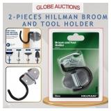 2-PIECES HILLMAN BROOM AND TOOL HOLDER