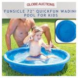 FUNSICLE 72' QUICKFUN WADING POOL FOR KIDS