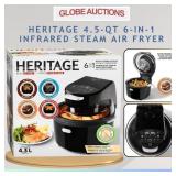 NEW HERITAGE 6-IN-1 STEAM AIR FRYER (MSP:$299)
