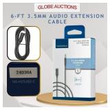 6-FT 3.5MM AUDIO EXTENSION CABLE