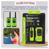 NEW MOTOROLA TALKABOUT 56-KM 2-WAY RADIO(MSP:$178)