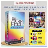 THE AUDIO GAME ADULT PARTY CARD GAME 3-8 PLAYERS