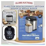 H.B. ARTISAN DOUGH+BREAD MAKER (MSP:$150)