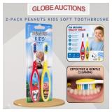2-PACK PEANUTS KIDS SOFT TOOTHBRUSHES