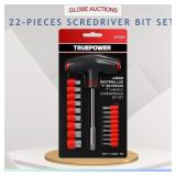 22-PIECES SCREWDRIVER BIT SET