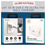 LBT 30-W USB-C PD ULTRA FAST WALL CHARGER