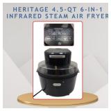 HERITAGE 6-IN-1 STEAM AIR FRYER (AS IS)