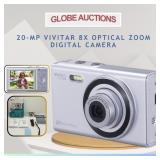 NEW 20-MP VIVITAR 8X ZOOM DIGITAL CAMERA(MSP:$199)
