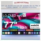 NEW 77' LG OLED EVO AI C5 4K SMART TV (MSP:$3899)