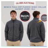 NEW BENCH FULL-ZIP FLEECE HIGH COLLAR JACKET_S: XL