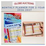 MONTHLY PLANNER FOR 2-YEARS 2026-2027