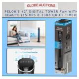 NEW PELONIS 42' DIGITAL TOWER FAN W/ RC (MSP:$119)