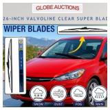 26-INCH VALVOLINE CLEAR SUPER BLADE