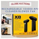 NEW RECHARGEABLE 104000-RPM CLEANER/BLOWER FAN