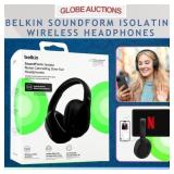 NEW BELKIN ISOLATING WIRELESS HEADPHONES_MSP:$119