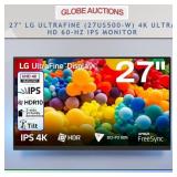 27' LG ULTRAFINE IPS MONITOR,4K UHD (MSP:$335)