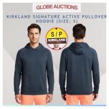 NEW KIRKLAND SIGNATURE PULLOVER HOODIE (SIZE:S)