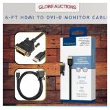 6-FT HDMI TO DVI-D MONITOR CABLE