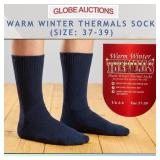 WARM WINTER THERMALS SOCKS (SIZE: 37-39)