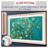 SAMSUNG 50' CUSTOMIZABLE BEZEL TV FRAME (MSP:$249)