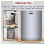 NEW BOSCH 24' GERMAN 3-RACK DISHWASHER (MSP:$1199)