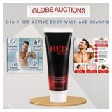 2-in-1 RED ACTIVE BODY WASH AND SHAMPOO