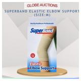 SUPERBAND ELASTIC ELBOW SUPPORT (SIZE:M)