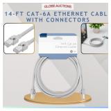 14-FT CAT-6A ETHERNET CABLE WITH CONNECTORS