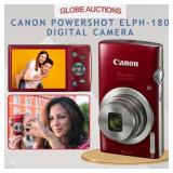 CANON POWERSHOT ELPH-180 DIGITAL CAMERA (MSP:$199)