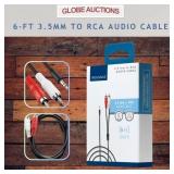 6-FT 3.5MM TO RCA AUDIO CABLE