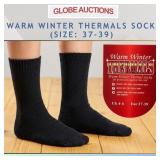 WARM WINTER THERMALS SOCKS (SIZE: 37-39)