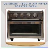 CUISINART 1800-W AIR FRYER TOASTER OVEN (AS IS)