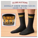 DEWALT CREW WORK SOCKS (SIZE:10-13)