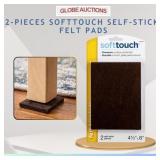 2-PIECES SOFTTOUCH SELF-STICK FELT PADS