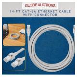 14-FT CAT-6A ETHERNET CABLE WITH CONNECTOR