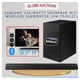 SAMSUNG 320-WATT SOUNDBAR W/ WIRELESS SUB_MSP:$350