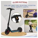 NEW 220-LBS SWFT EX1 ELECTRIC SCOOTER (MSP:$499)