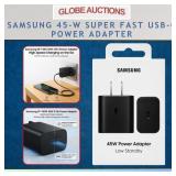 SAMSUNG 45-W SUPER FAST USB-C POWER ADAPTER
