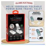 HELIX 10000mAh FOLDABLE POWER BANK TRAVEL VALET