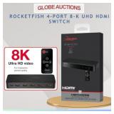 ROCKETFISH 4-PORT 8-K UHD HDMI SWITCH