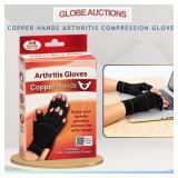 COPPER HANDS ARTHRITIS COMPRESSION GLOVES