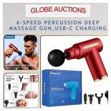 NEW 6-SPEED PERCUSSION DEEP MASSAGE GUN