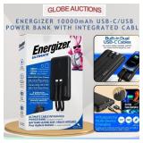 ENERGIZER 10000mAh USB-C/USB POWER BANK