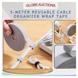 5-METER REUSABLE CABLE ORGANIZER WRAP TAPE