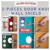 2-PIECES DOOR KNOB WALL SHIELD