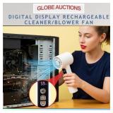 DIGITAL DISPLAY RECHARGEABLE CLEANER/BLOWER FAN
