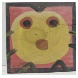 Original Mose T painting Chicken on wood