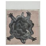Original Mose T painting ANIMAL on wood