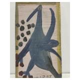 Original Mose T painting DRAGON on wood