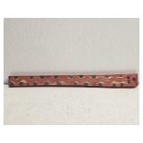 Original Mose T Red Snake Painting On Wood